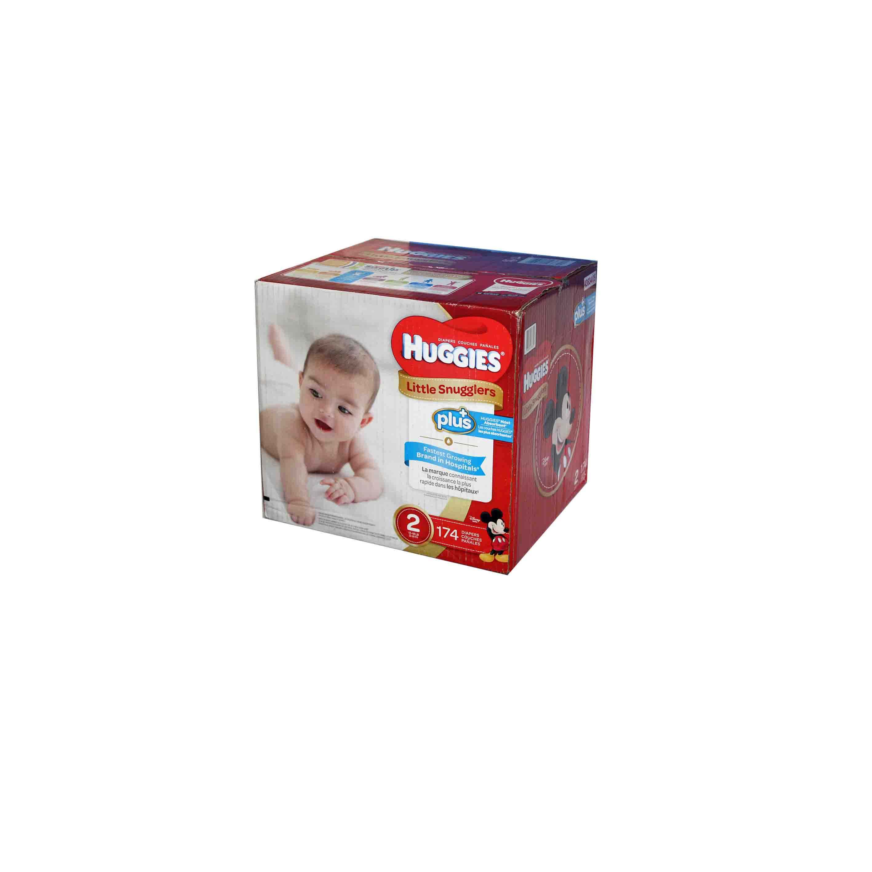 COUCHE HUGGIES LITTLE SNUGGLERS T2 – 174 COUCHES – Babelle International